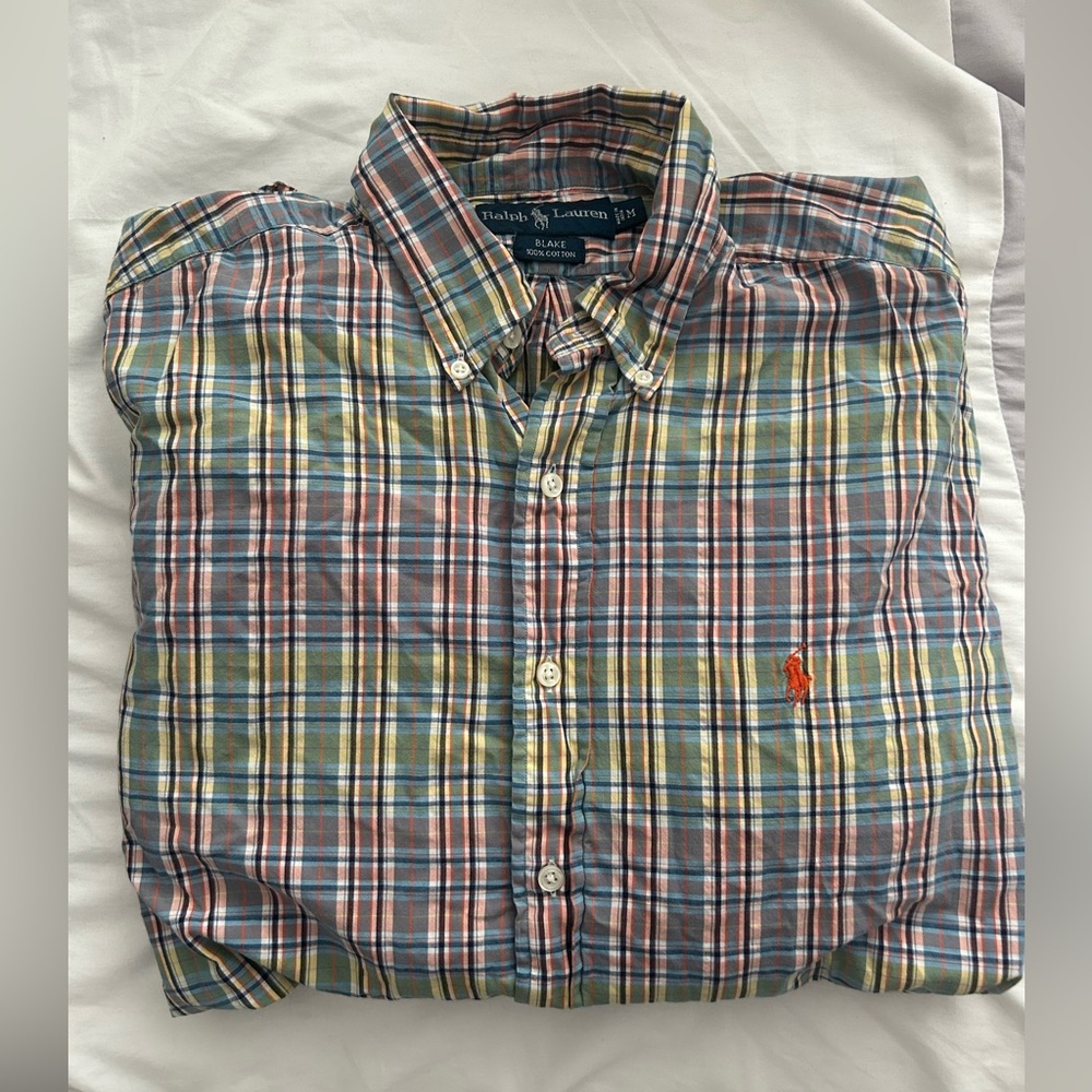 Men’s polo button down dress shirt